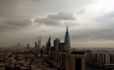 The first time many in Riyadh had heard blasts