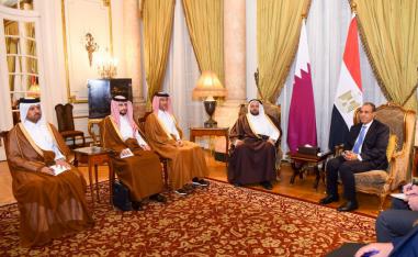 جولة وزير الخارجية المصري بدأت في قطر