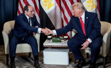 "I tell President Trump: nobody can stop the war in our region in the Gulf but you"
