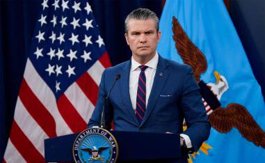 US Defense Secretary Pete Hegseth 