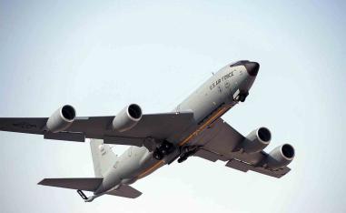 A US Air Force KC-135 Stratotanker