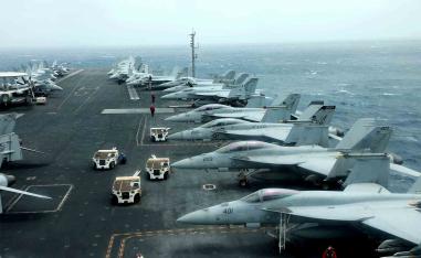 Ready to protect the ships along the Strait of Hormuz