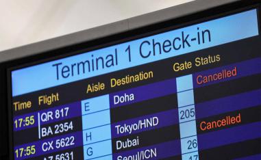 Passengers worldwide stranded as the conflict hits airlines