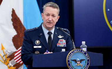  US General Dan Caine, the chairman of the Joint Chiefs of Staff