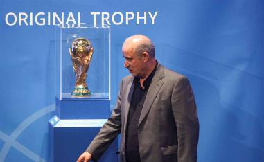 Iranian football president Mehdi Taj 