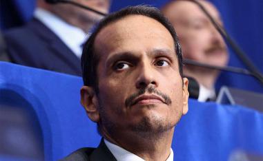 Qatar's Prime Minister and Minister for Foreign Affairs Sheikh Mohammed bin Abdulrahman bin Jassim Al-Thani 