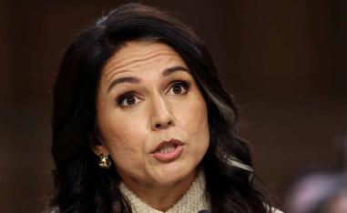 Director of National Intelligence (DNI) Tulsi Gabbard testifies before a Senate Intelligence Committee hearing 
