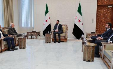 أحمد الشرع ووليد جنبلاط