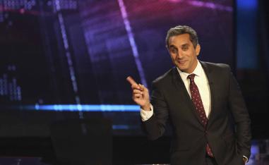 Bassem Youssef transformed a politically charged designation into promotional material for his performances