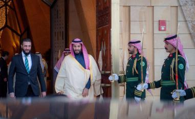 الأمير محمد بن سلمان والرئيس أحمد الشرع