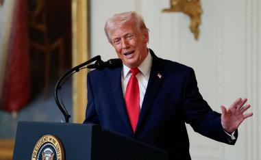 Trump says he will continue to blockade Iran's ports