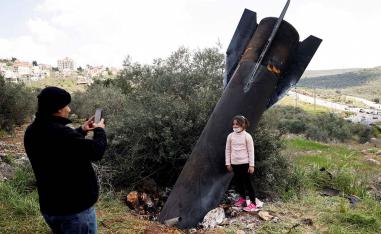 More than 270 pieces of missile debris have fallen on the West Bank since the start of the war