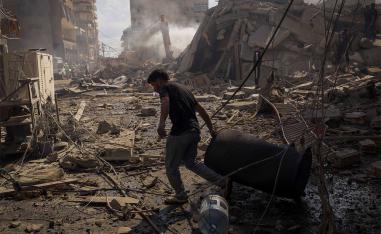 Tyre heavily bombarded