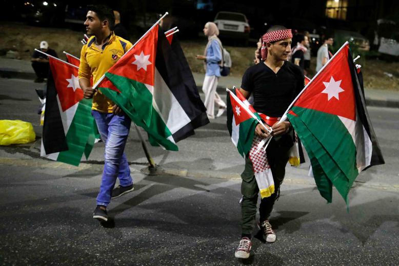 مراقبة الوضع في الأردن