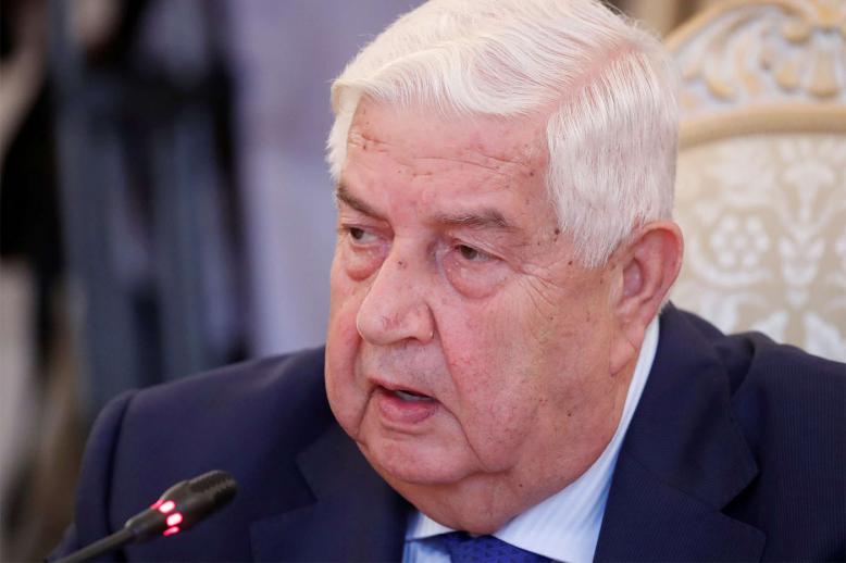 Syrian Foreign Minister Walid al-Moualem s