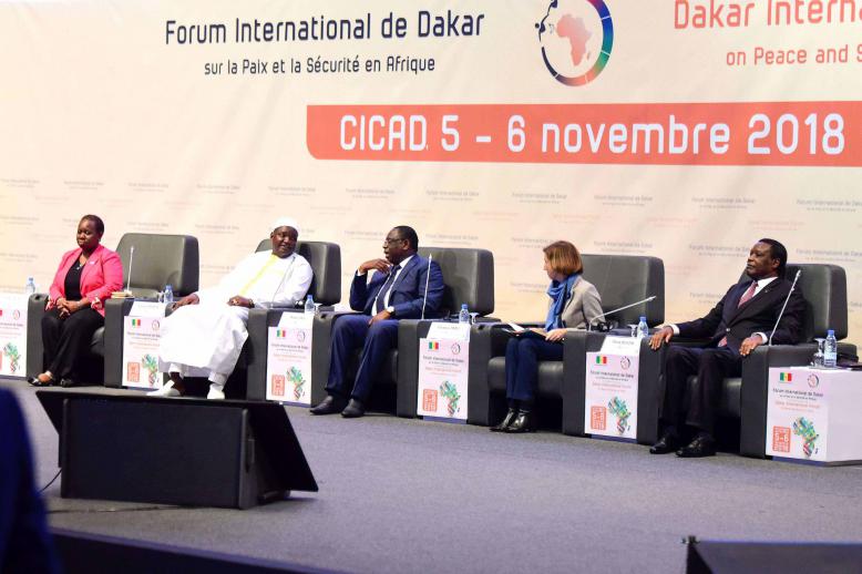 The Dakar International Forum on Peace and Security, launched in 2013, is a French-supported initiative gathering several hundred political leaders