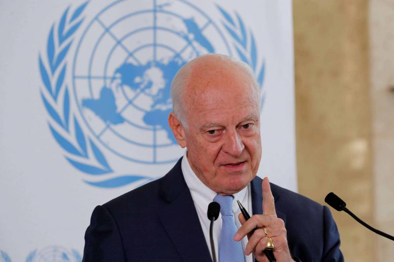 The United Nations will be represented at the negotiations by Syria envoy Staffan de Mistura