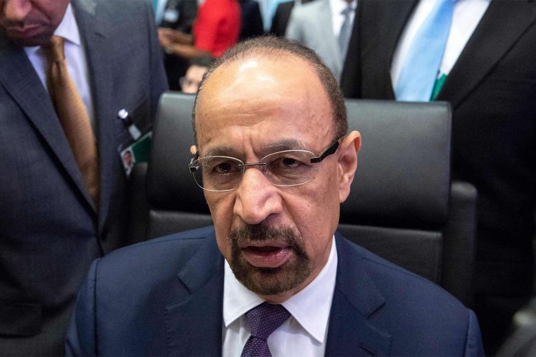 Saudi Arabia's oil minister Khalid al Falih