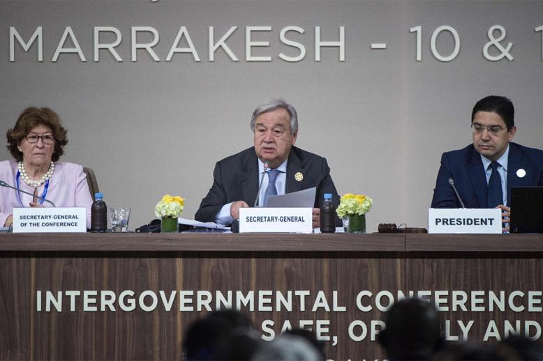 UN chief Antonio Guterres described the pact as a roadmap to prevent suffering and chaos