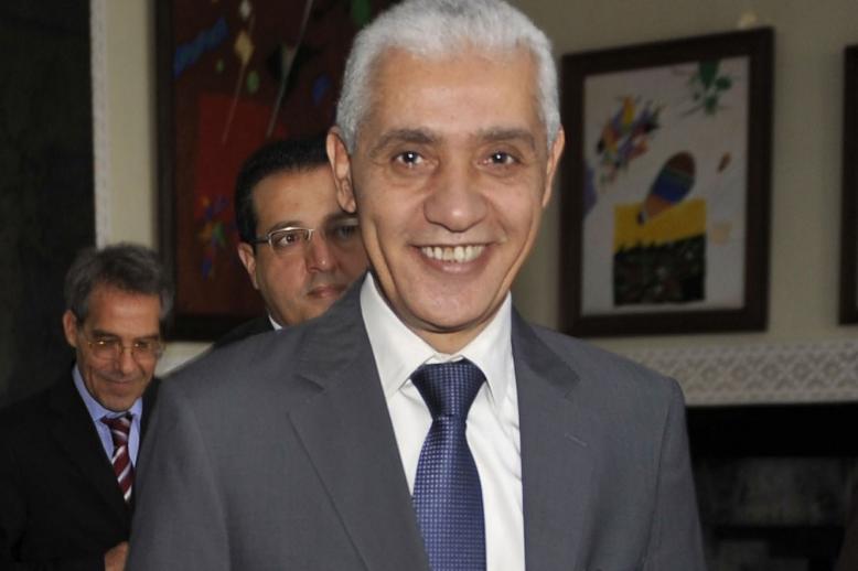 Morocco's sports minister Rachid Talbi Alami 