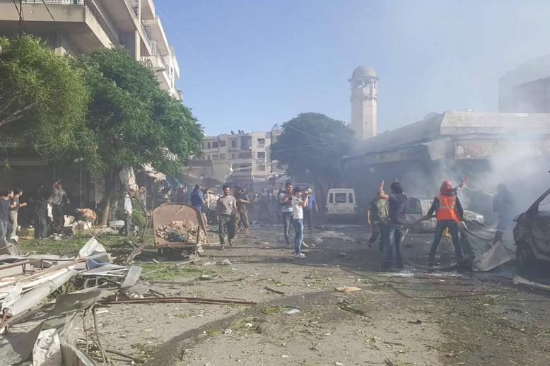 مقر جبهة النصرة في ادلب يهتز على وقع هجوم انتحاري