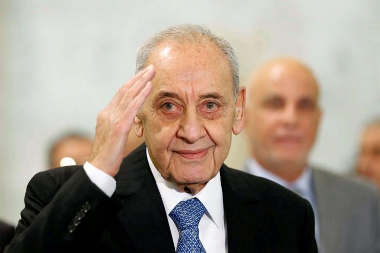 Lebanese Parliament Speaker Nabih Berri 
