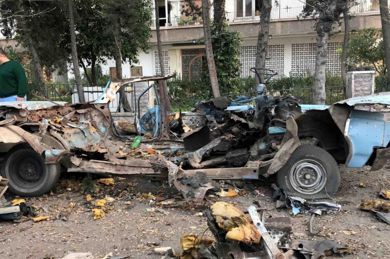 The explosion came after another in Damascus on Sunday, which the Observatory said hit "near a security branch in the south of the city"