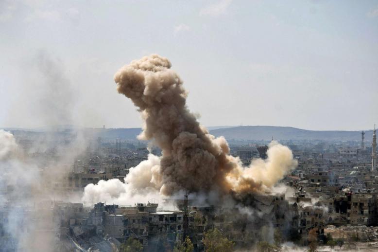 It was unclear if the blast was caused by a bomb that was planted or a suicide attack