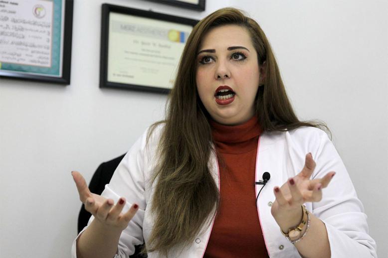 Shaymaa al-Kamali, a family physician in Baghdad