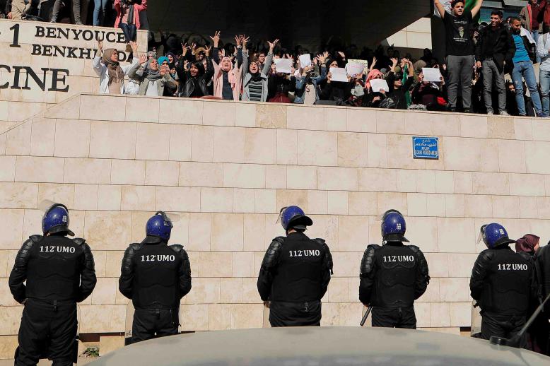 Officials have warned that the protests risk dragging Algeria into instability, with the prime minister comparing the rallies to those that sparked Syria's war.