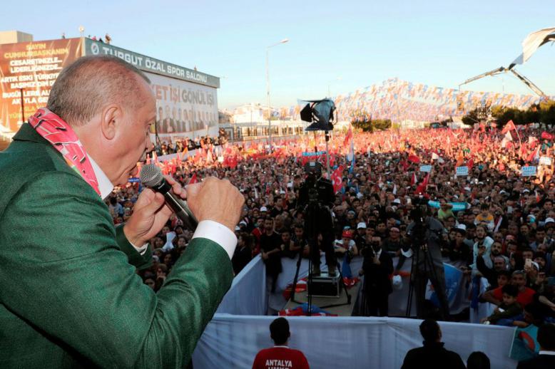 الرئيس التركي رجب طيب اردوغان