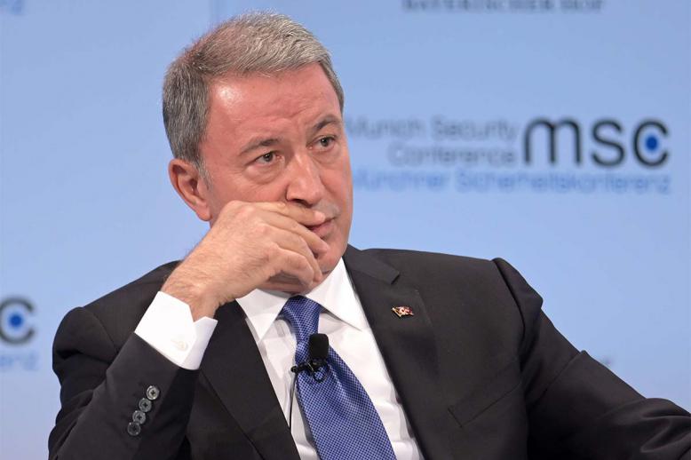 Turkish Defence Minister Hulusi Akar 