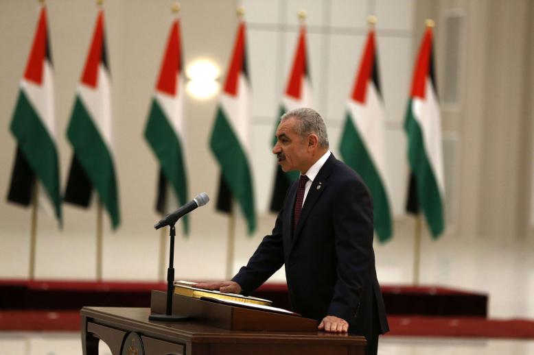 Shtayyeh reiterated Palestinians' core demands for a two-state peace deal with Israel