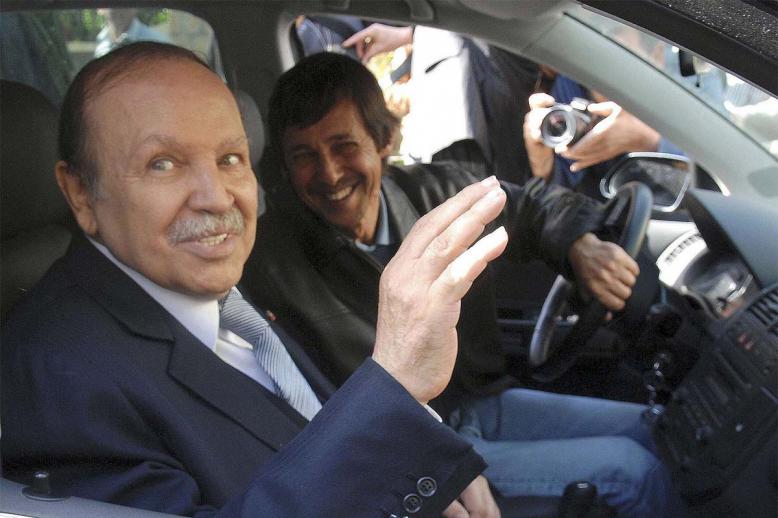 Said Bouteflika (R) was widely seen as the real power behind the presidency since his brother suffered a debilitating stroke in 2013
