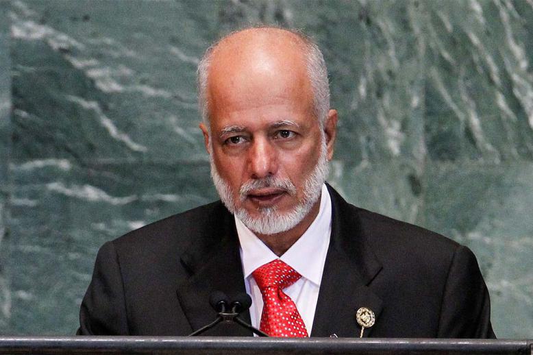 Yousuf bin Alawi bin Abdullah, Oman's minister responsible for foreign affairs