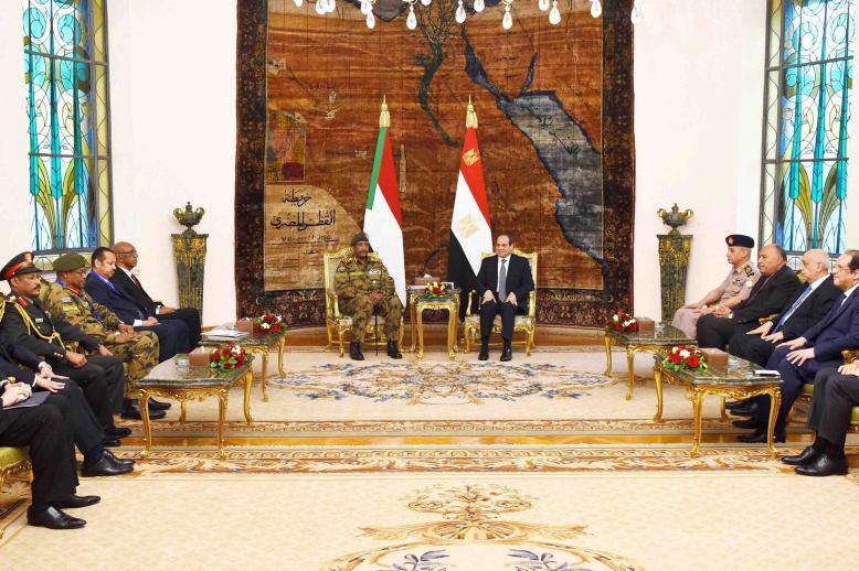 His visit comes after Sudanese protest leaders announced a two-day strike from Tuesday