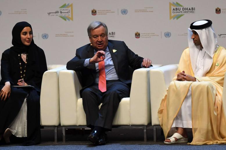The UN chief held out hope in the Paris Agreement to cut harmful emissions and reduce global warming.