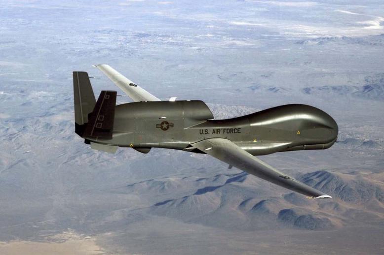 The Global Hawk drone was shot down by Iranian surface-to-air missile
