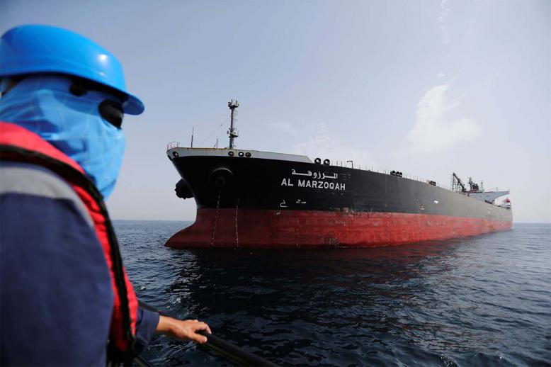 Four tankers were hit last month