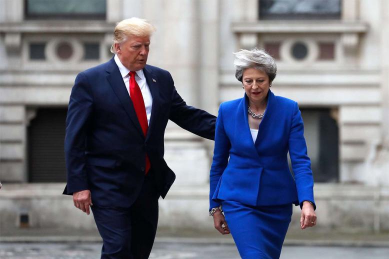 Trump touted a "very, very substantial trade deal" between US and Britain after Brexit