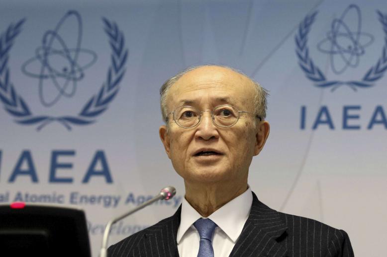Amano took over from Egypt's Mohamed ElBaradei in 2009