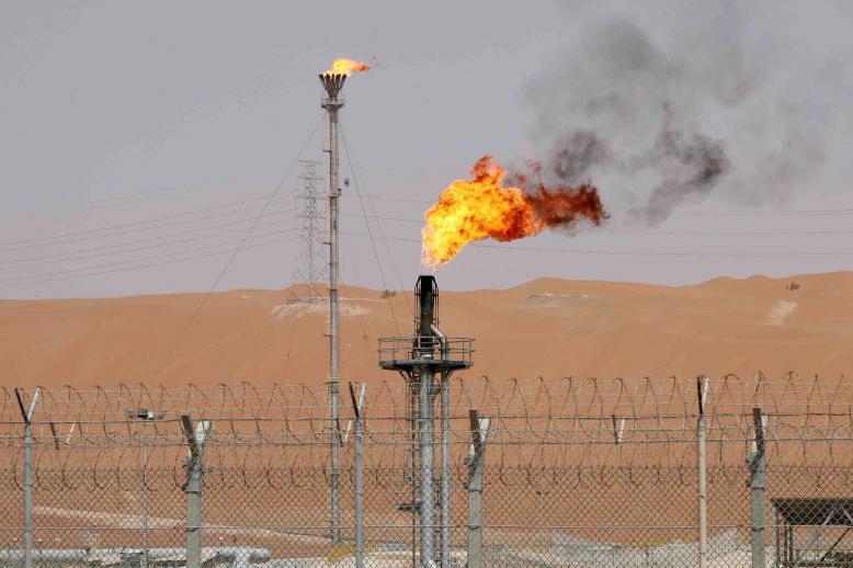 The production facility of Saudi Aramco’s Shaybah oilfield in the Empty Quarter