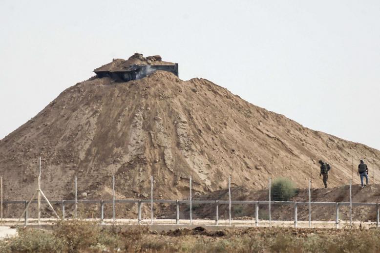 During the incident, an Israeli tank also targeted a Hamas military post in the area