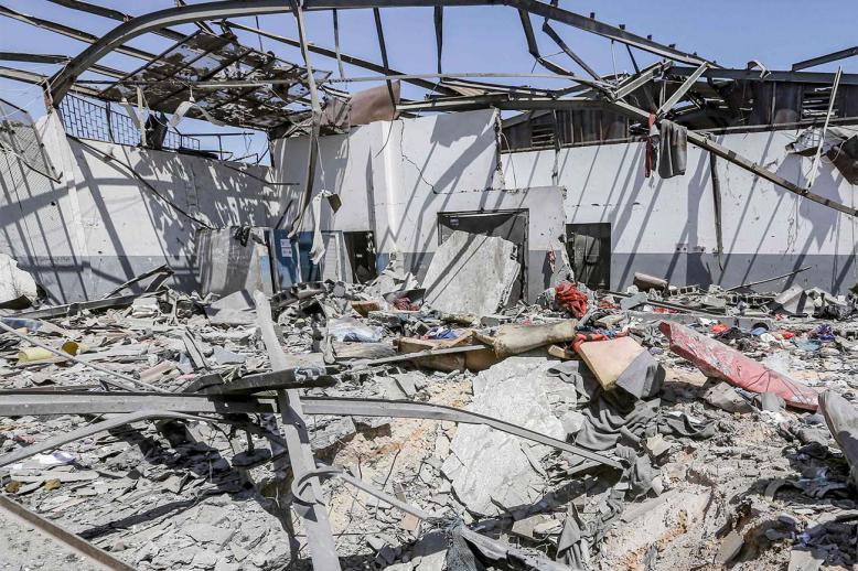 The attack is the second major air strike blamed on Haftar’s forces 