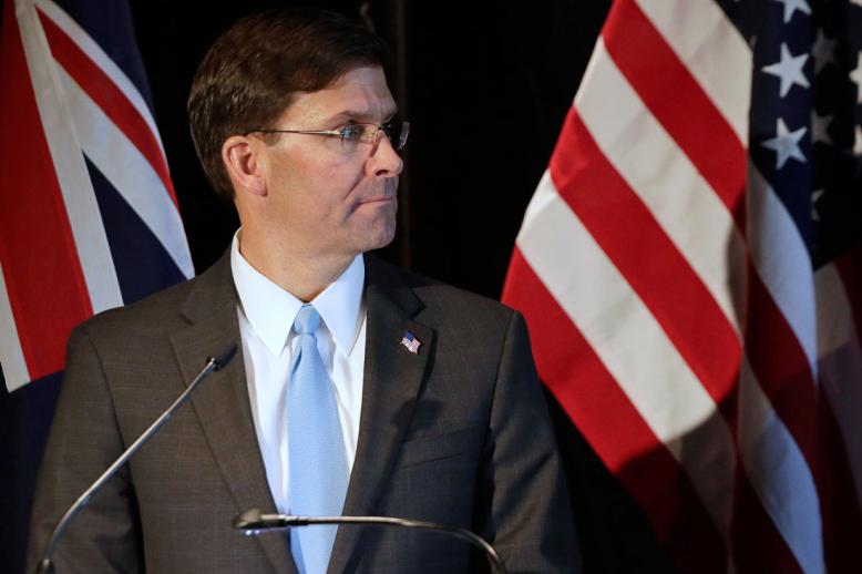 US Secretary of Defense Mark Esper
