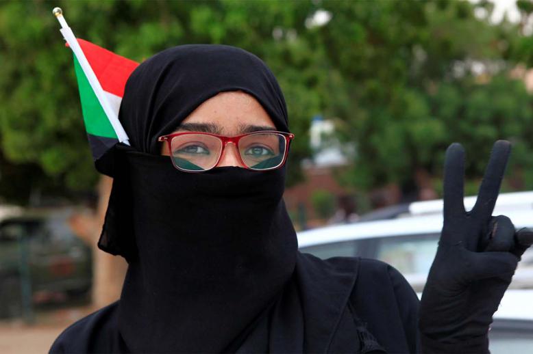 Celebrations were held on the streets of Khartoum Sunday
