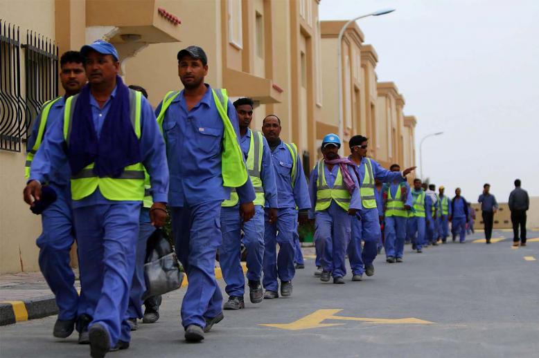 Migrant workers in Qatar