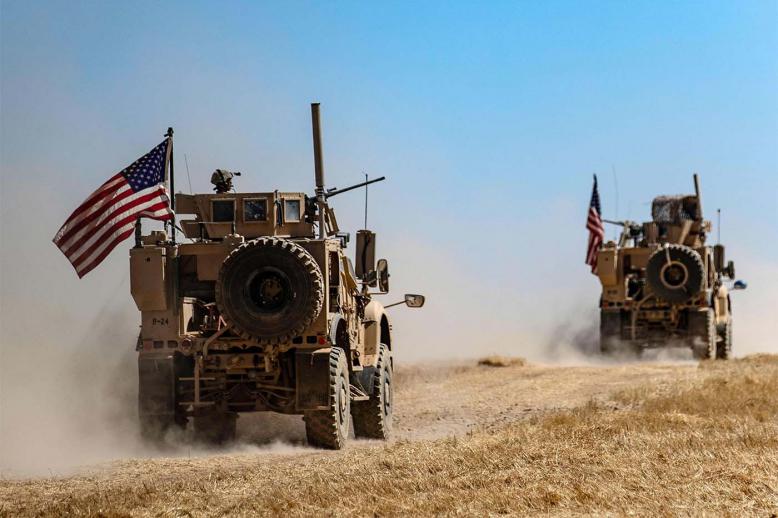 About 30 trailers and Hummers carrying heavier duty equipment crossed into Iraq