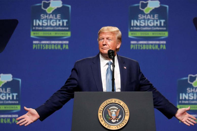 US President Donald Trump 