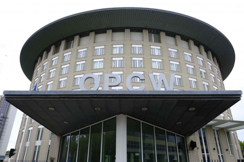 The United States hit back by accusing Russia of a "cover-up" of the use of chemical weapons by its ally Damascus